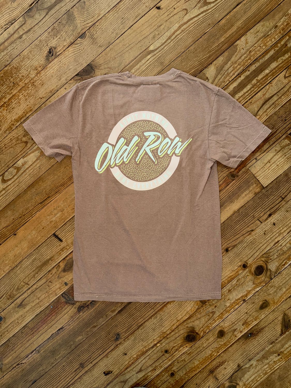 Circle Logo Pocket Tee Espresso