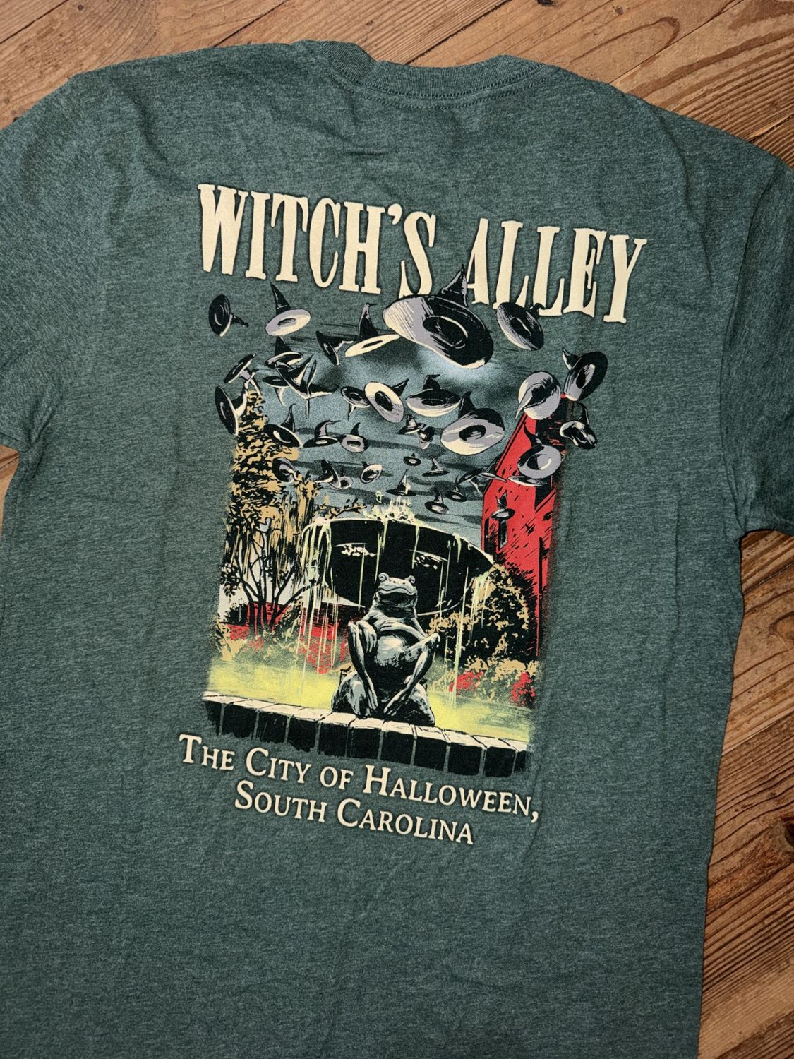 Witches Alley PGS Heather Forrest Green Tee