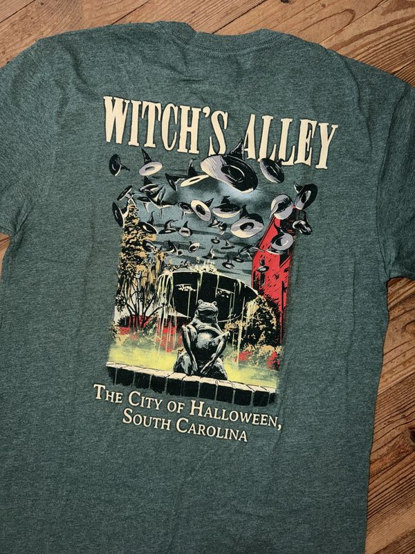 Witches Alley PGS Heather Forrest Green Tee