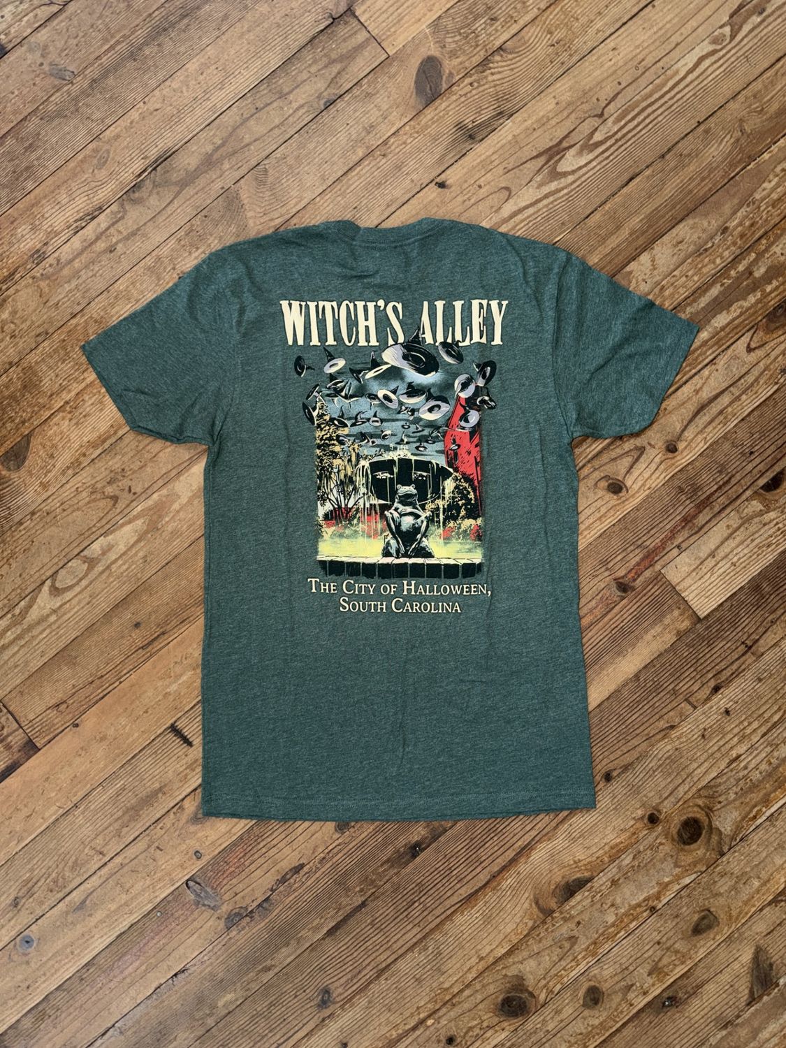 Witches Alley PGS Heather Forrest Green Tee