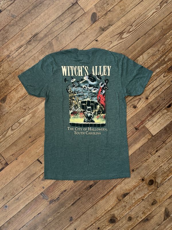 Witches Alley PGS Heather Forrest Green Tee