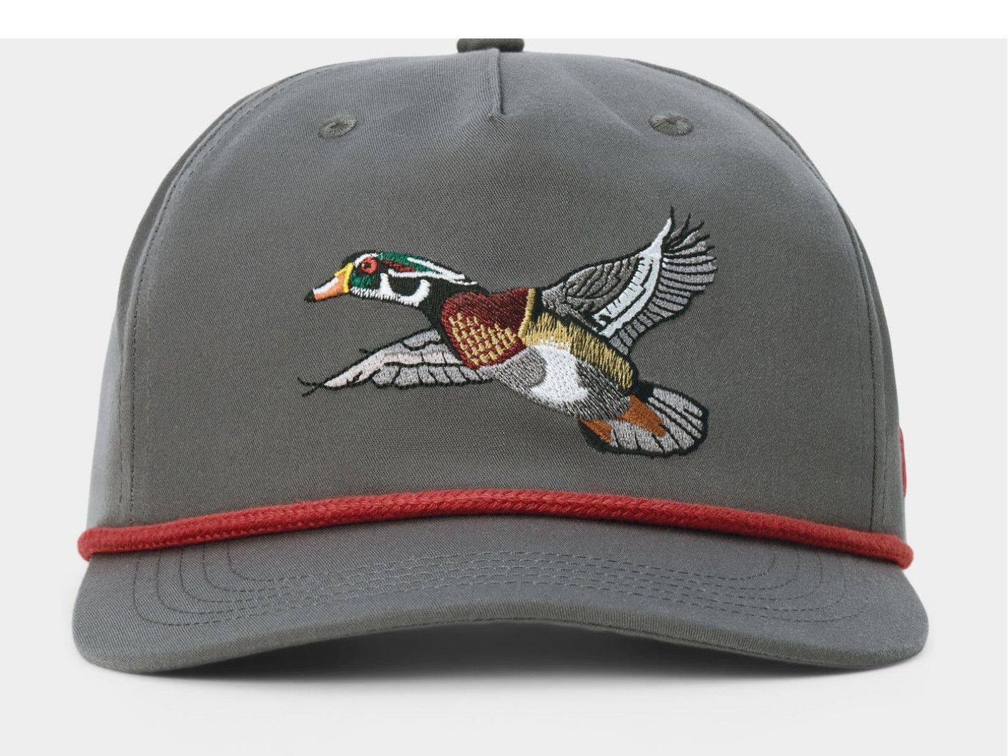 Duck Camp Grandpa Wood Duck Hat Charcoal