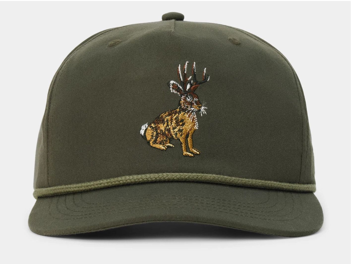 Duck Camp Grandpa Jackalope Hat Raven