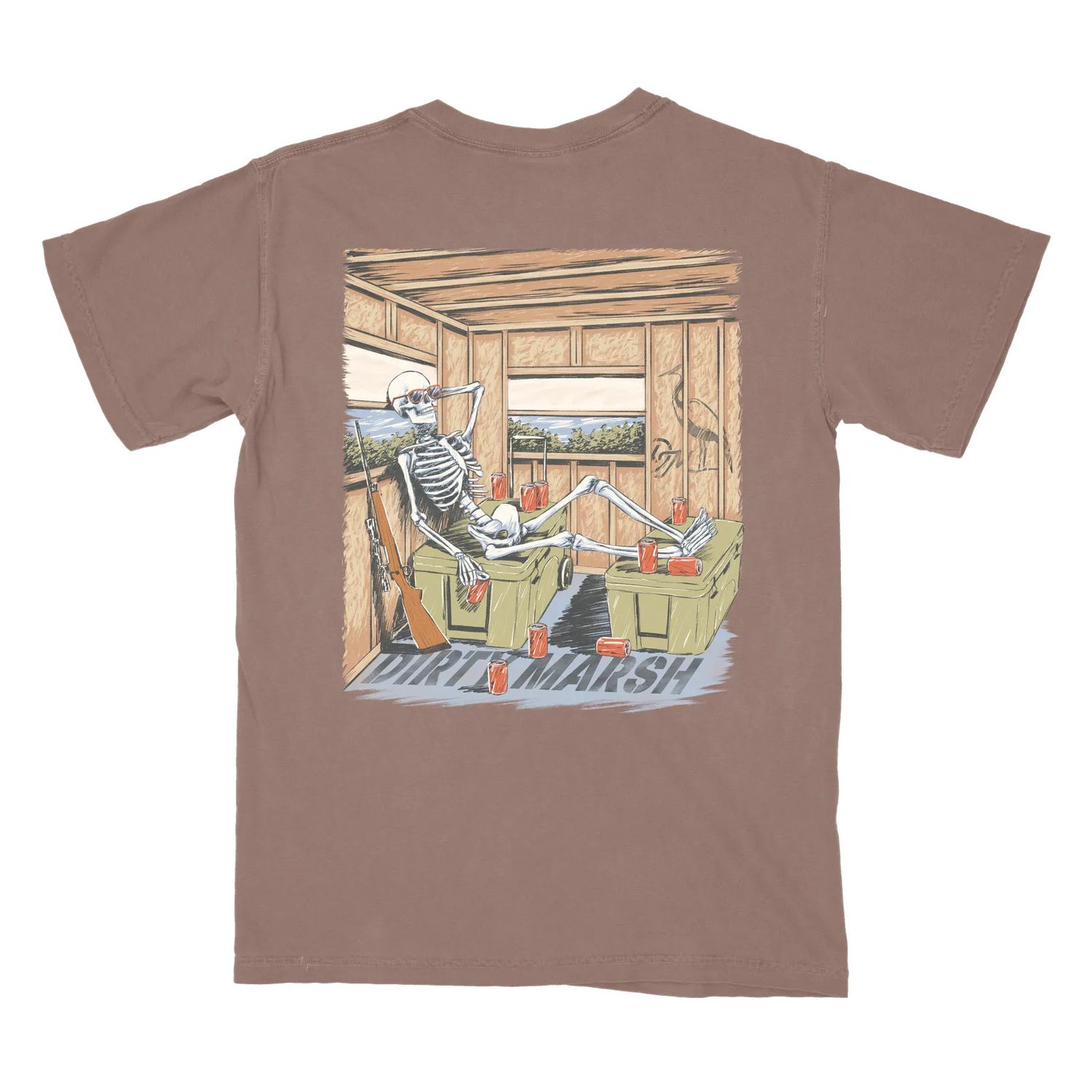 Skelly In Da Stand DM Espresso Tee