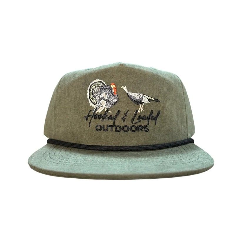 Strutter 2  Olive Rope Hat