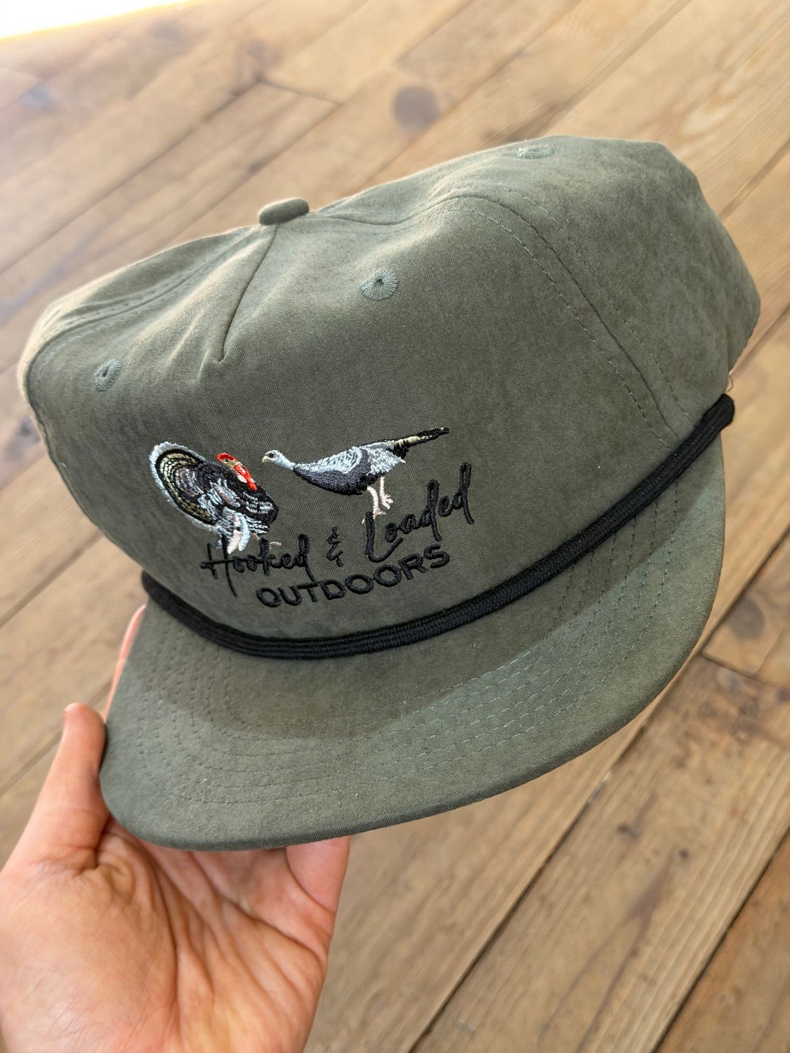 Strutter 2  Olive Rope Hat