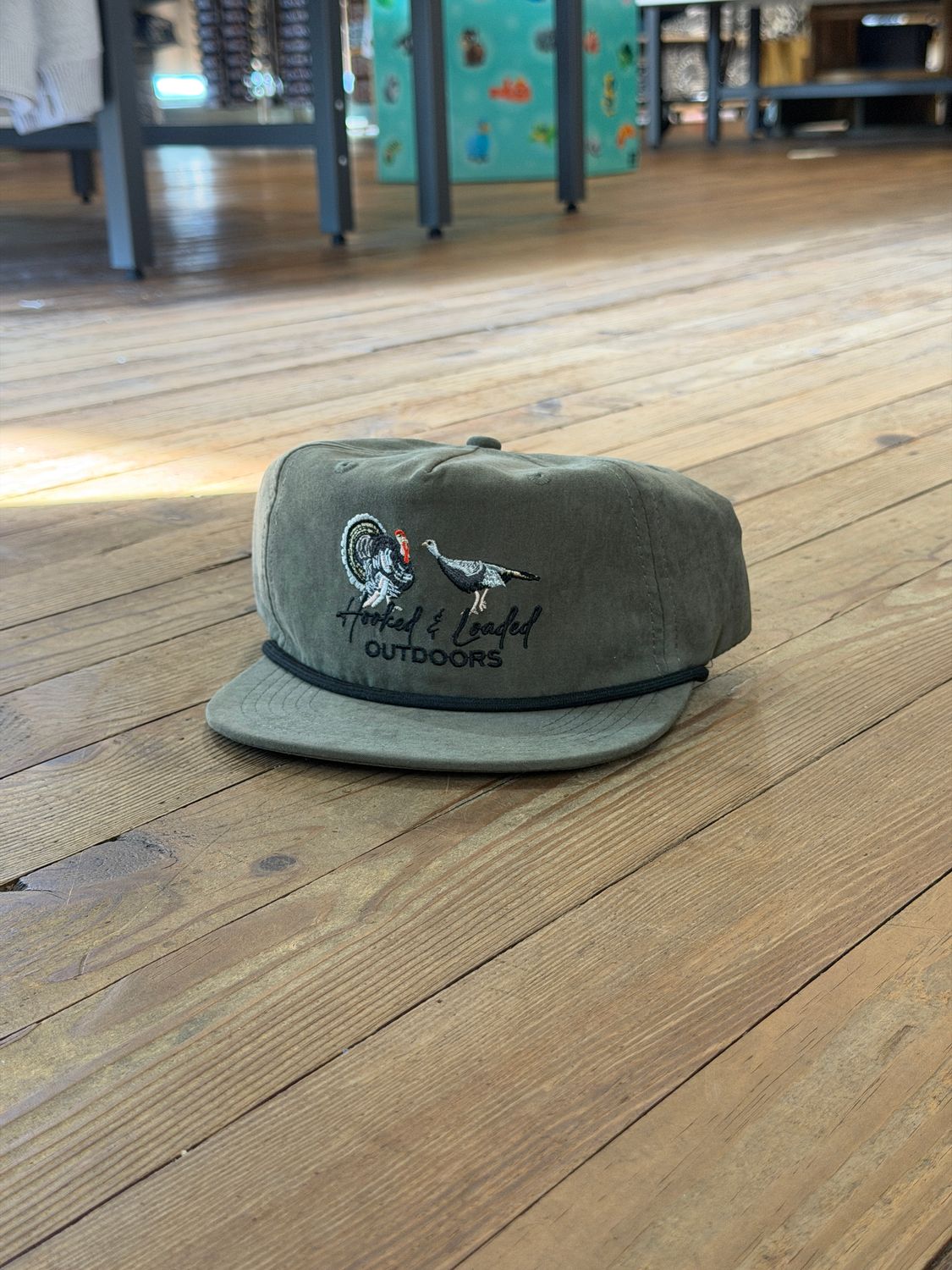 Strutter 2  Olive Rope Hat