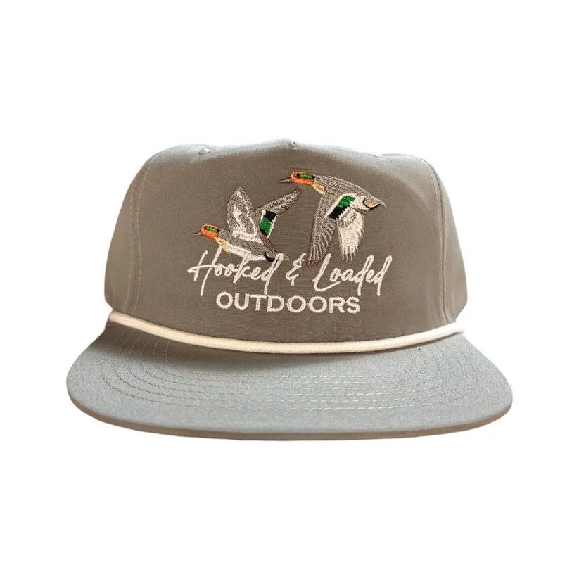 Greenwing Grey Rope Hat