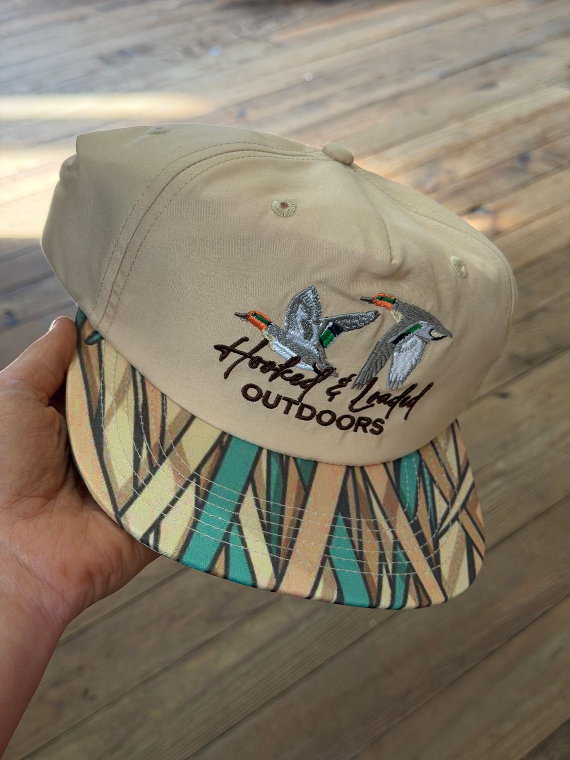 Greenwing Vintage Sawgrass/Khaki Snapback Hat
