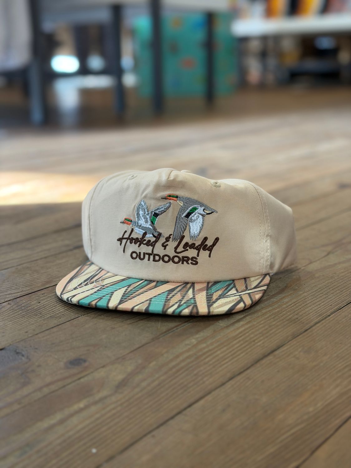 Greenwing Vintage Sawgrass/Khaki Snapback Hat