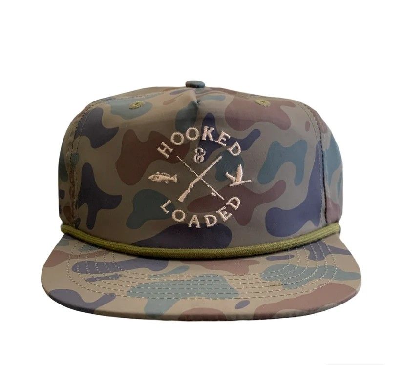 OG Logo Dark Old School Camo Rope Hat