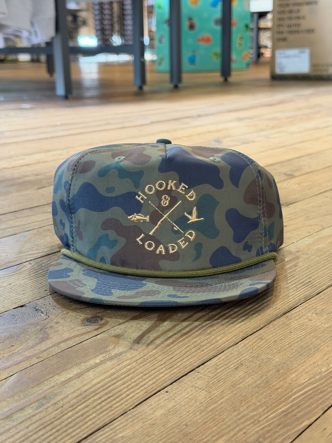 OG Logo Dark Old School Camo Rope Hat