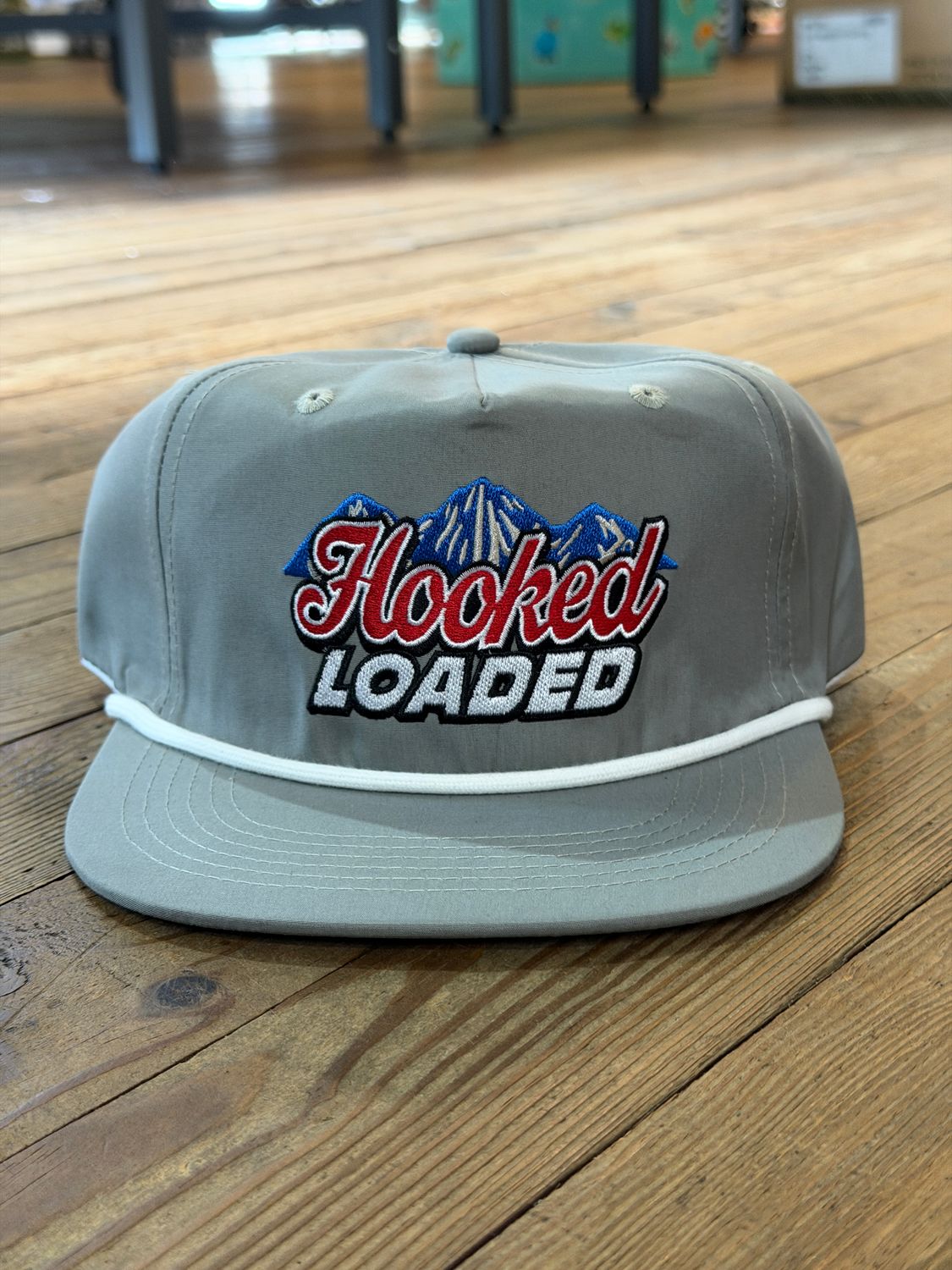 The Mountains are Blue Gray Rope Hat