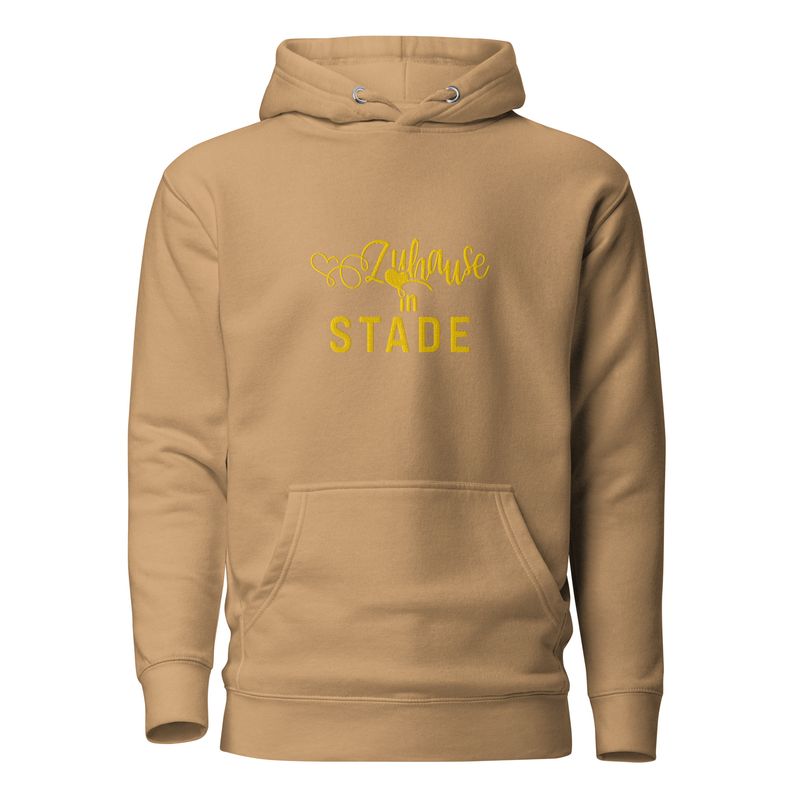 Zuhause in Stade - Stick in Gold (Unisex-Kapuzenpullover)