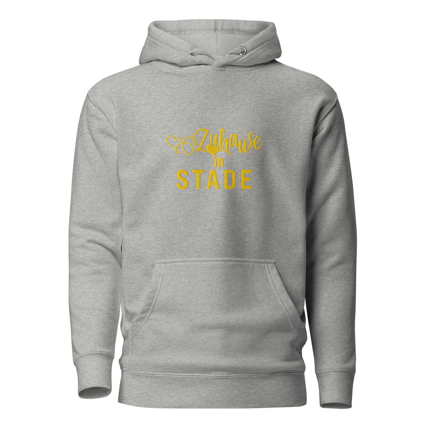 Zuhause in Stade - Stick in Gold  (Unisex-Kapuzenpullover)