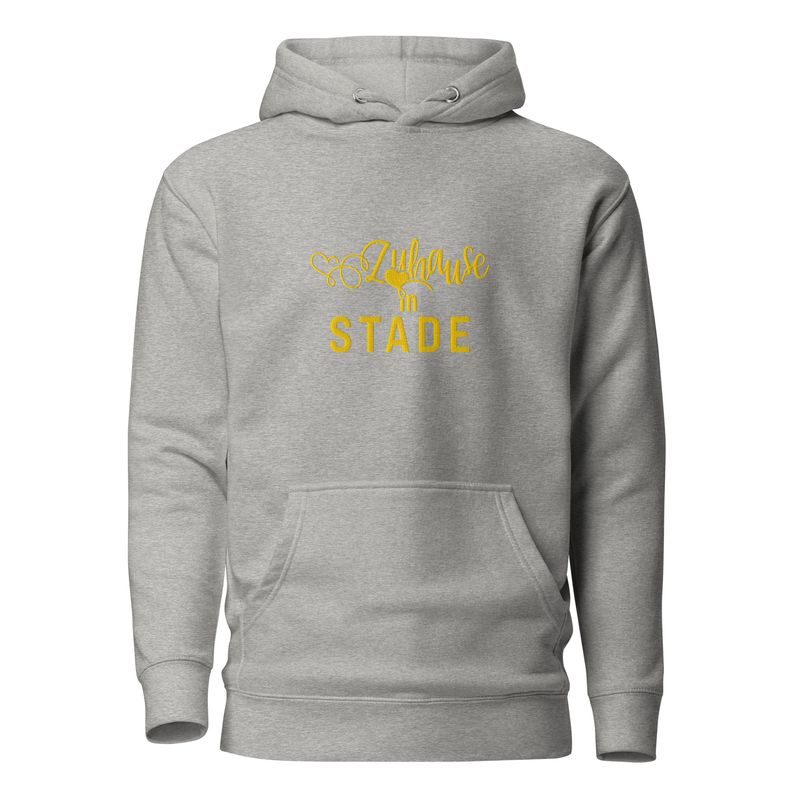 Zuhause in Stade - Stick in Gold  (Unisex-Kapuzenpullover)