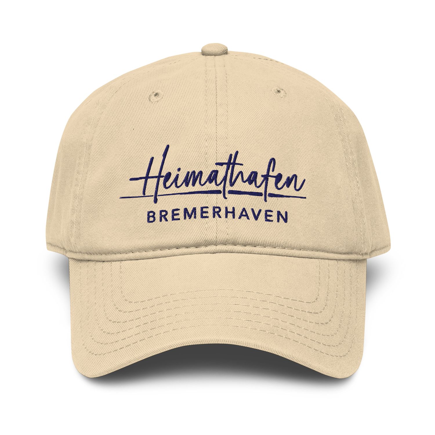 Heimathafen Bremerhaven - Stick in Navyblau (Used Look Baseballcap)