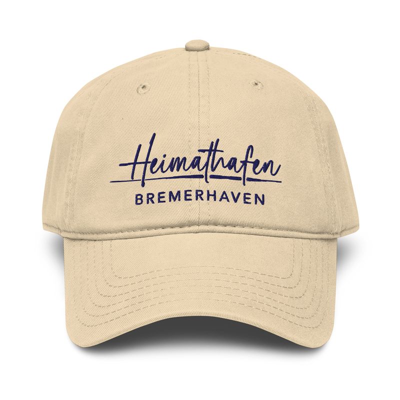 Heimathafen Bremerhaven - Stick in Navyblau (Used Look Baseballcap)