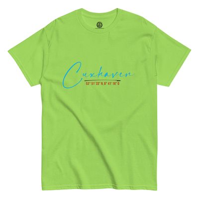 Cuxhaven mit Kordinaten (Unisex T-Shirt) Cuxhaven mit Kordinaten (Unisex T-Shirt)