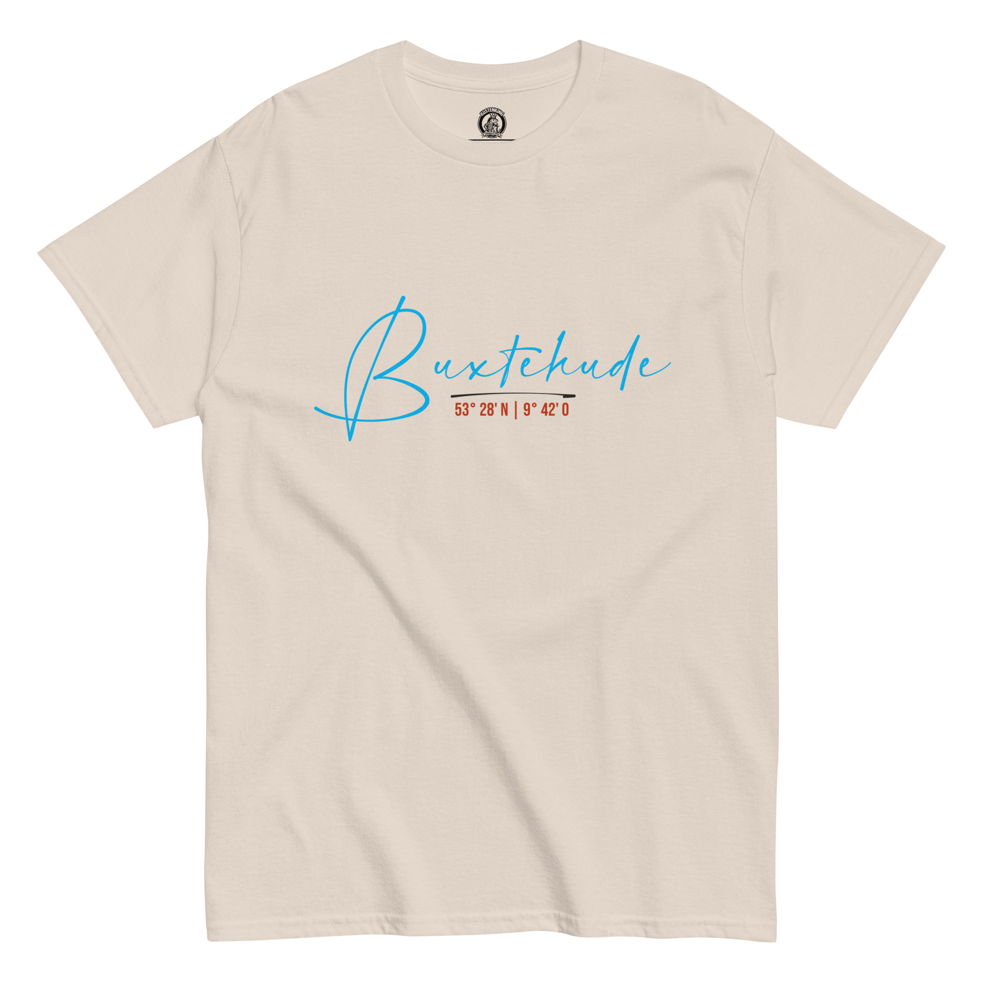 Buxtehude mit Koordinaten  (Unisex T-Shirt)