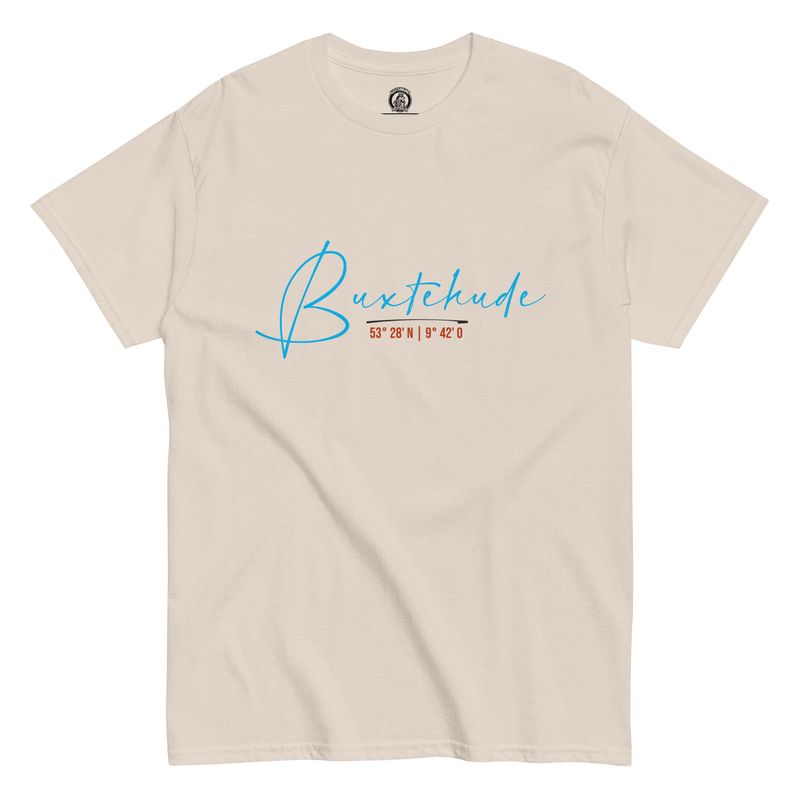 Buxtehude mit Koordinaten (Unisex T-Shirt)