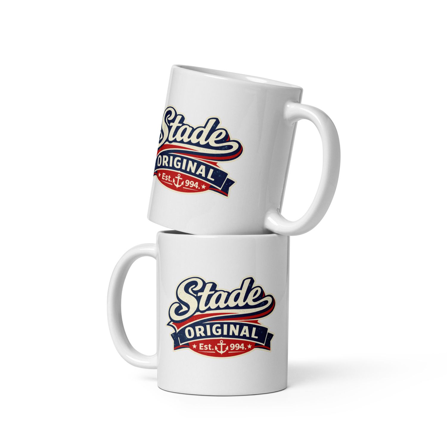 Stade Original (Weiße, glänzende Tasse) Stade Original (Weiße, glänzende Tasse), Größe: 11 oz (ca. 325 ml)