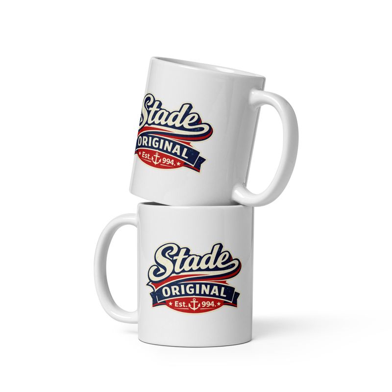 Stade Original (Weiße, glänzende Tasse)