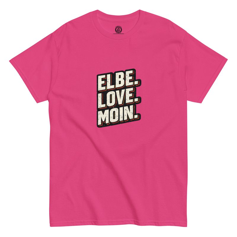 Elbe.Love.Moin. (Unisex T-Shirt)