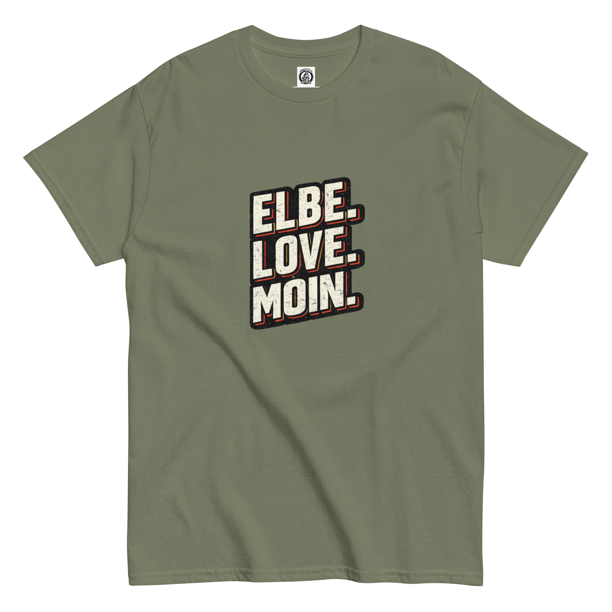 Elbe.Love.Moin. (Unisex T-Shirt)