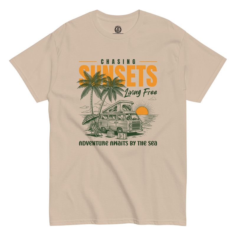 Chasing Sunset - Campervan (Unisex T-Shirt)