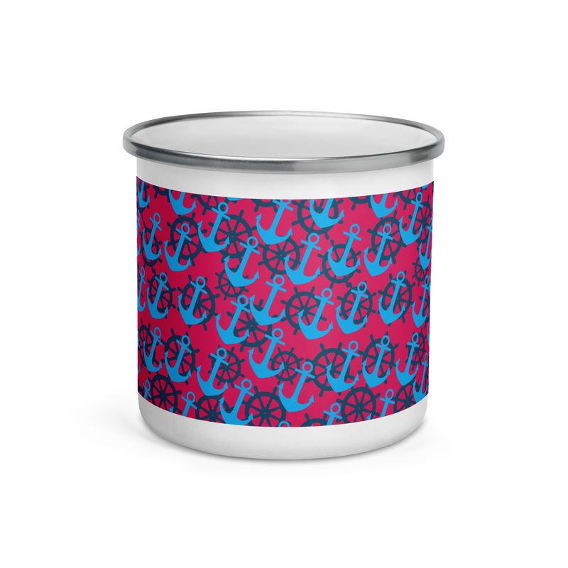 Popart Anchor (Emailletasse)