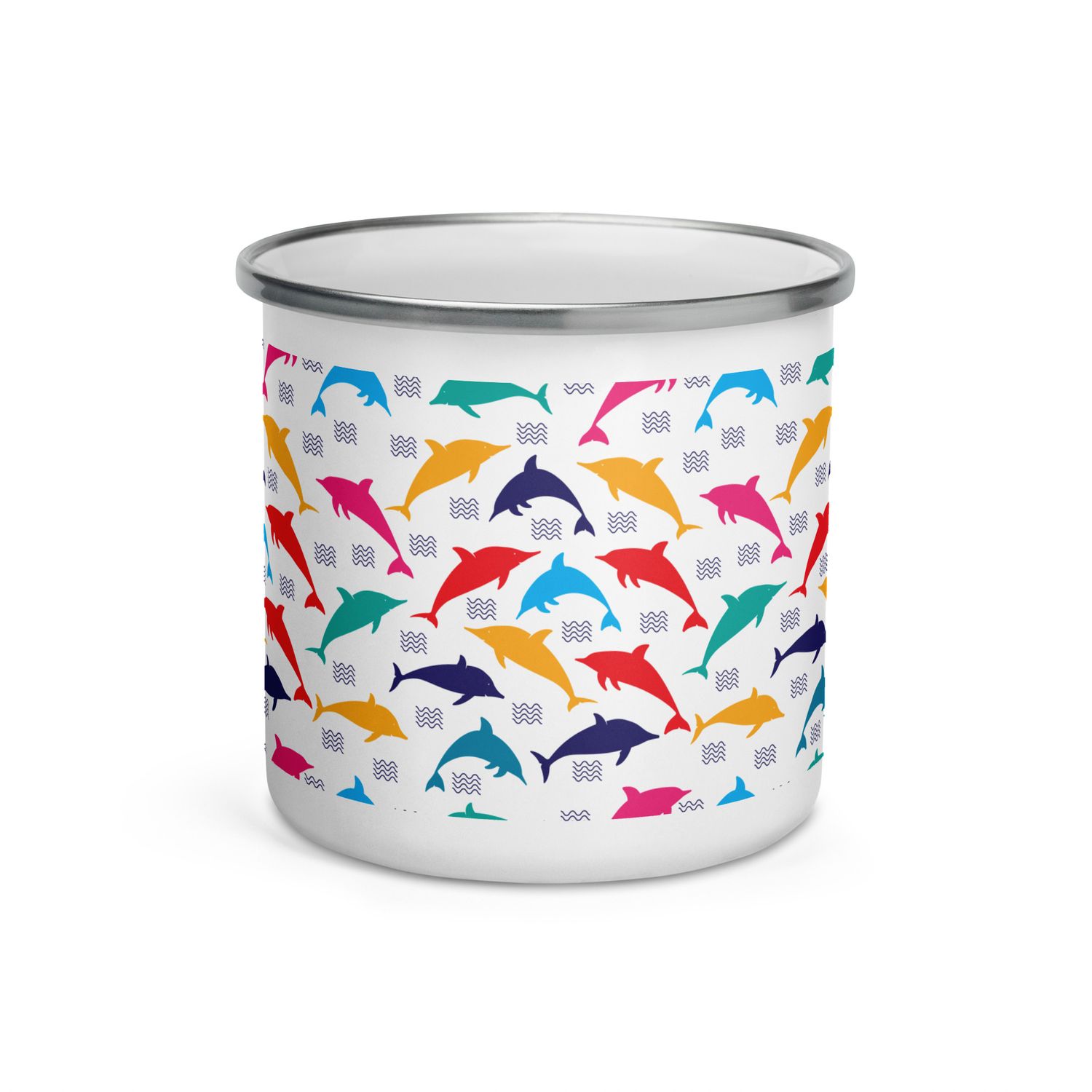 Dolphins (Emailletasse)