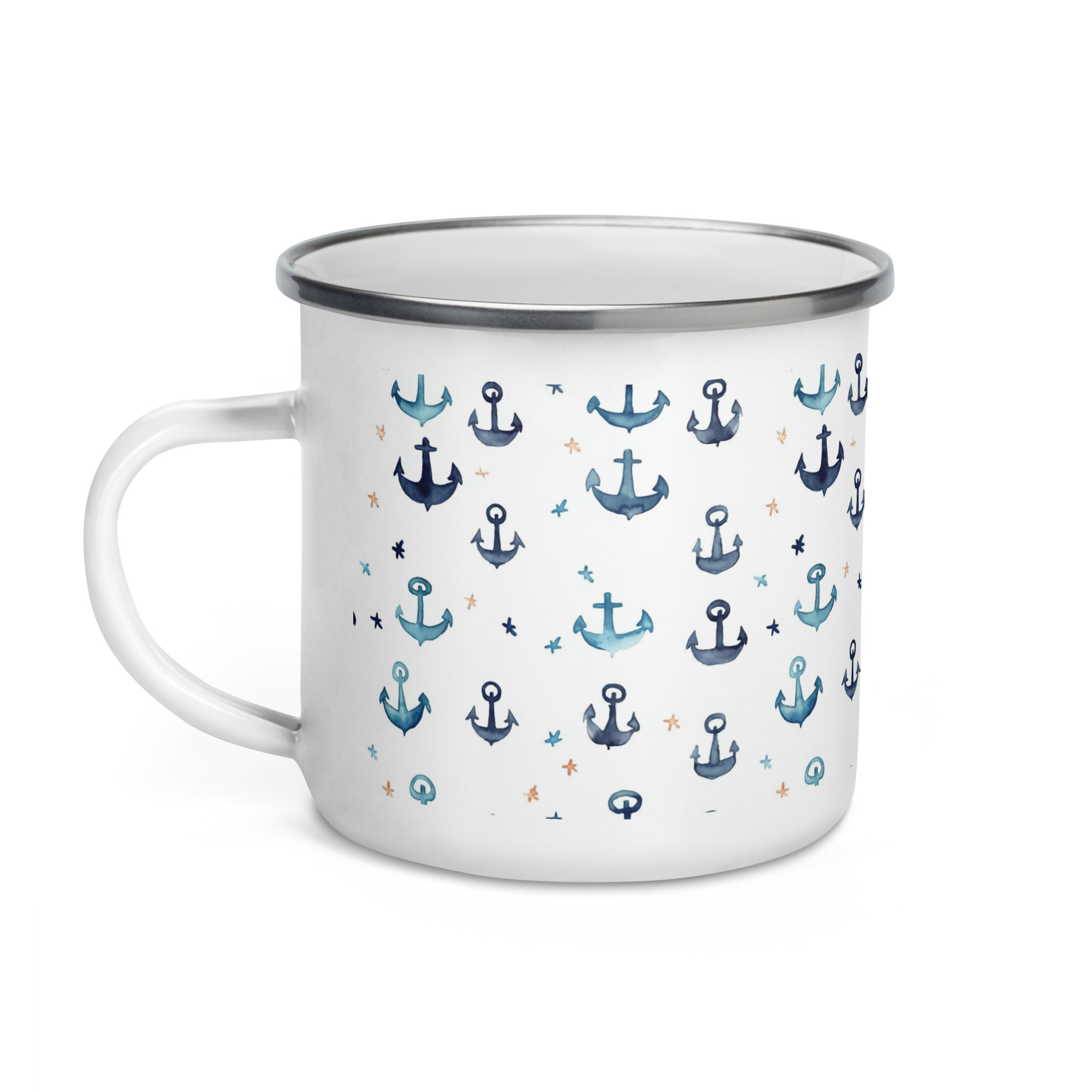 Anchors & Stars (Emailletasse)