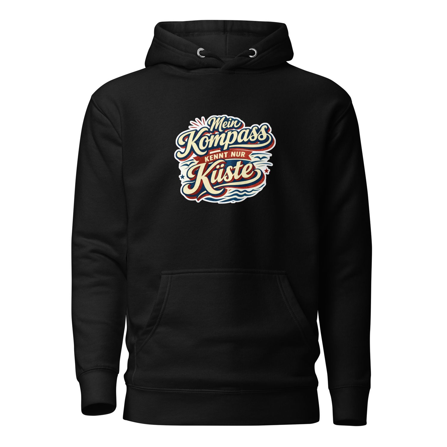 Mein Kompass kennt nur Küste (Unisex-Kapuzenpullover)