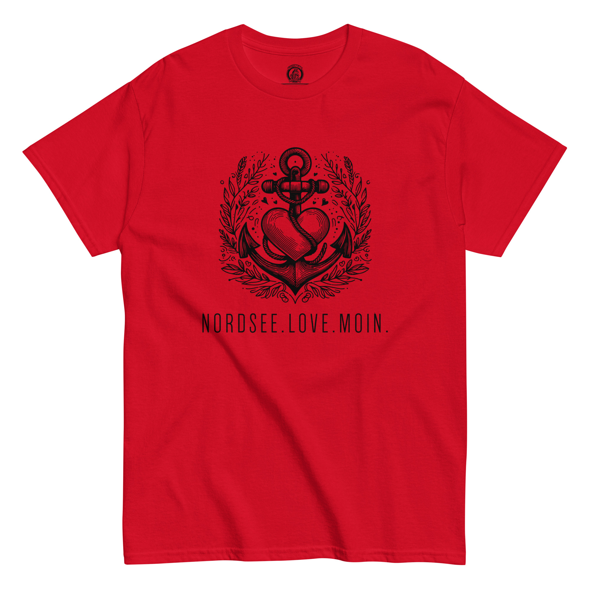 Nordsee.Love.Moin (Klassisches Unisex T-Shirt)