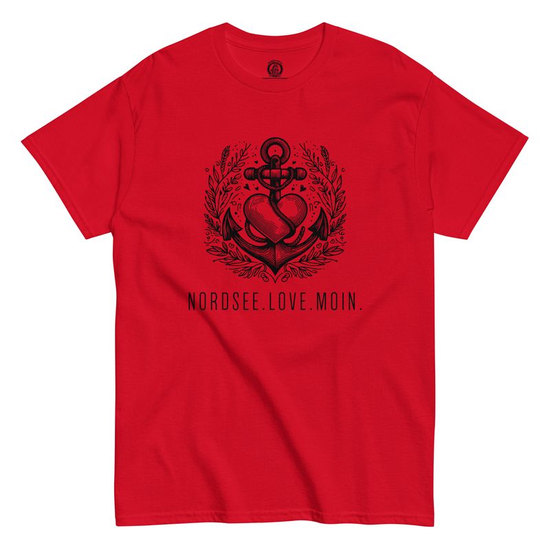 Nordsee.Love.Moin (Unisex T-Shirt)
