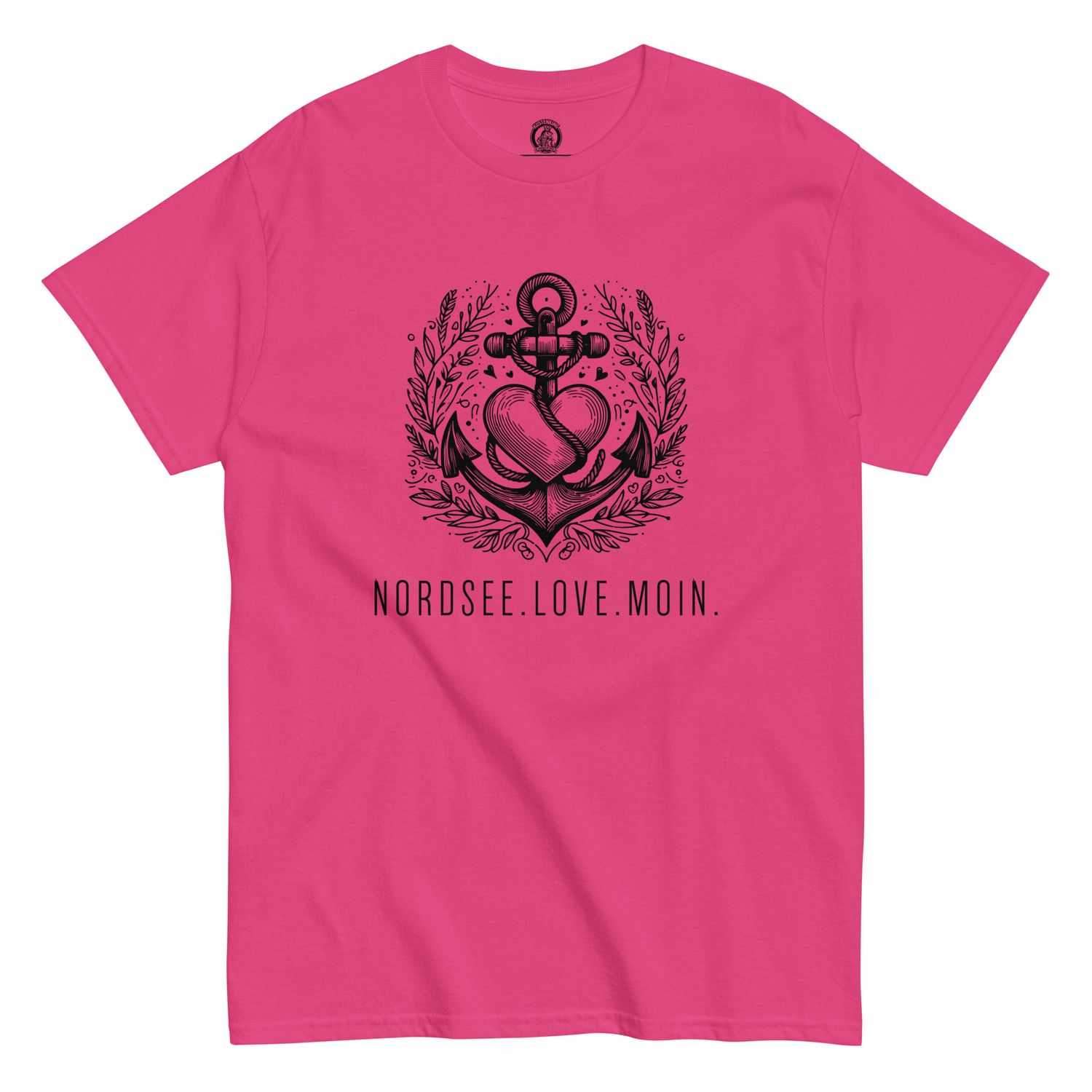 Nordsee.Love.Moin (Klassisches Unisex T-Shirt)