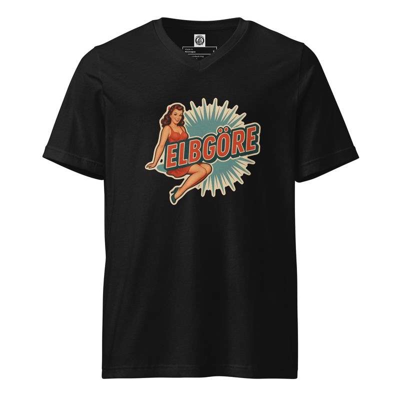 Elbgöre (Unisex-T-Shirt mit V-Ausschnitt)