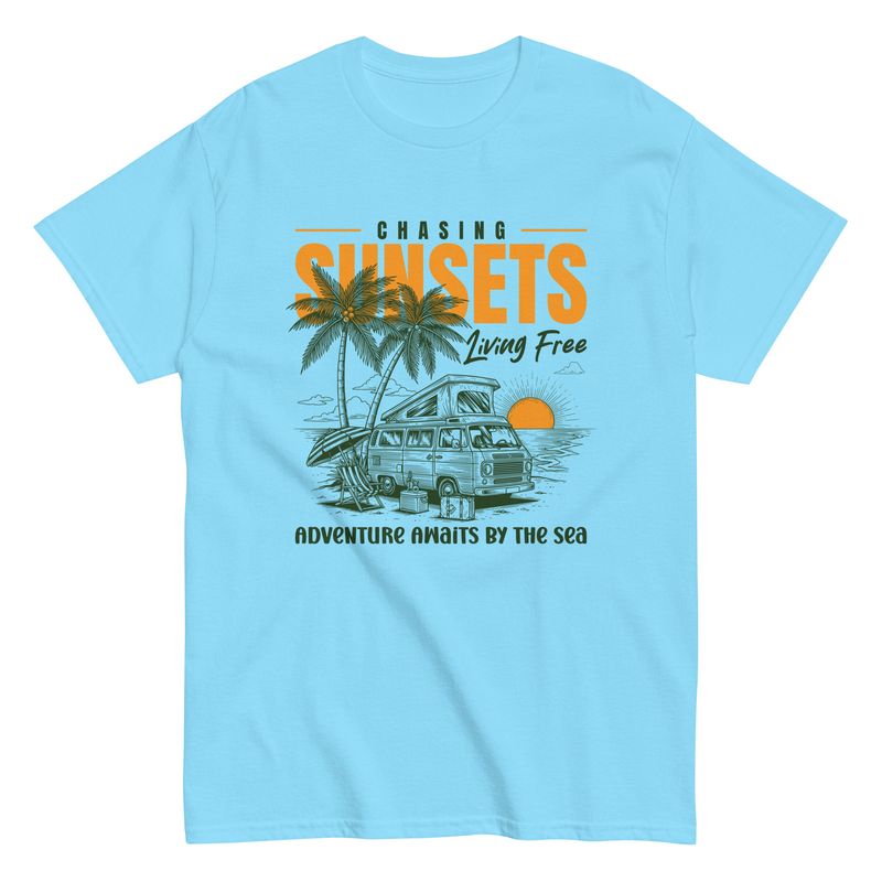 Chasing Sunset - Campervan (Unisex T-Shirt)