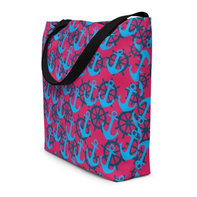 Popart Anchor (Strandtasche groß) Popart Anchor (Strandtasche groß)