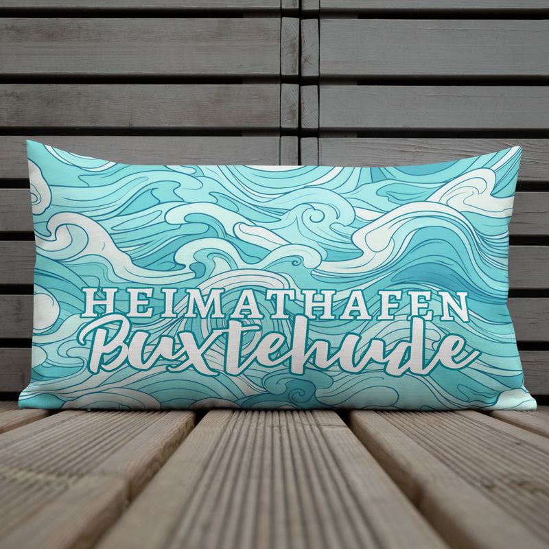 Heimathafen Buxtehude - Premium-Kissen