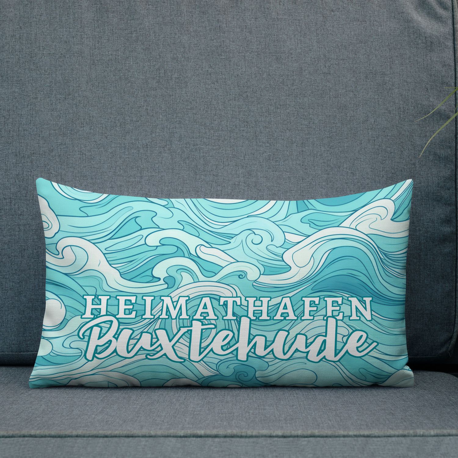 Heimathafen Buxtehude - Premium-Kissen