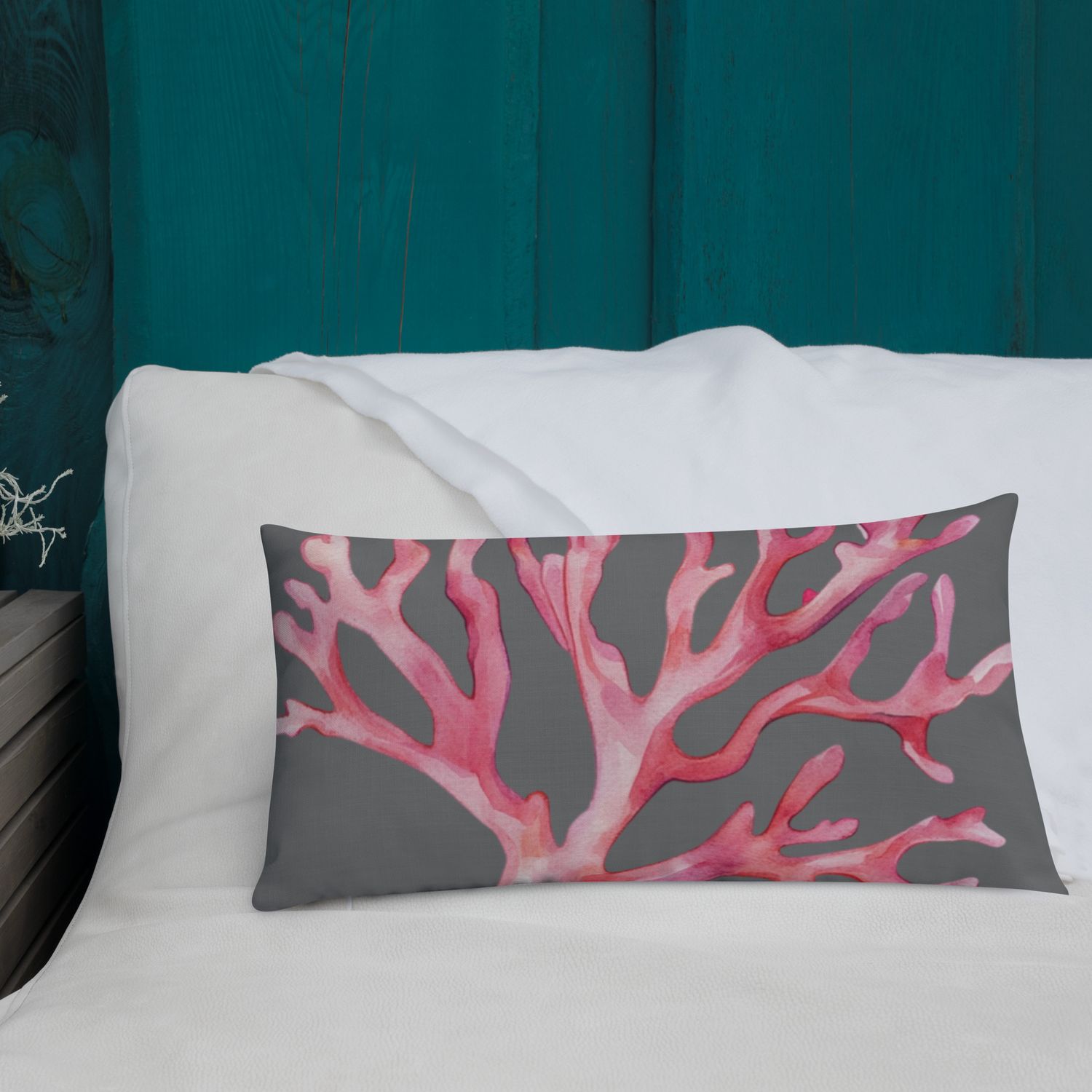 Coral - Premium-Kissen grau Coral - Premium-Kissen grau