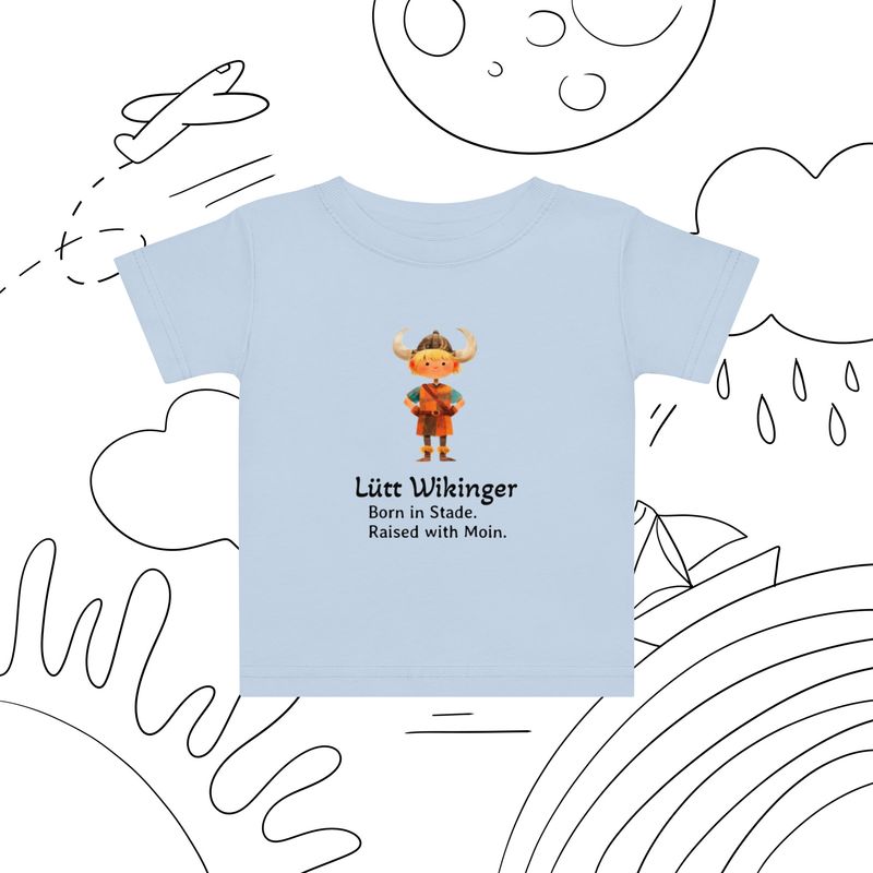 Lütt Wikinger (Baby-Jersey-T-Shirt) Lütt Wikinger (Baby-Jersey-T-Shirt)