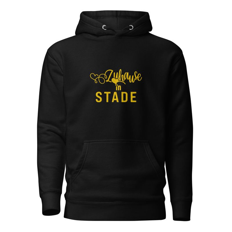 Zuhause in Stade - Stick in Gold (Unisex-Kapuzenpullover) Zuhause in Stade - Stick in Gold (Unisex-Kapuzenpullover)