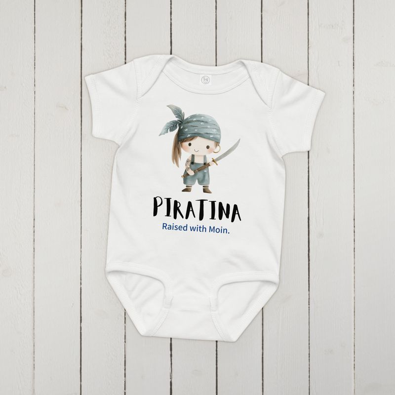 Piratina - OHNE Ort (Baby-Jersey-Body)