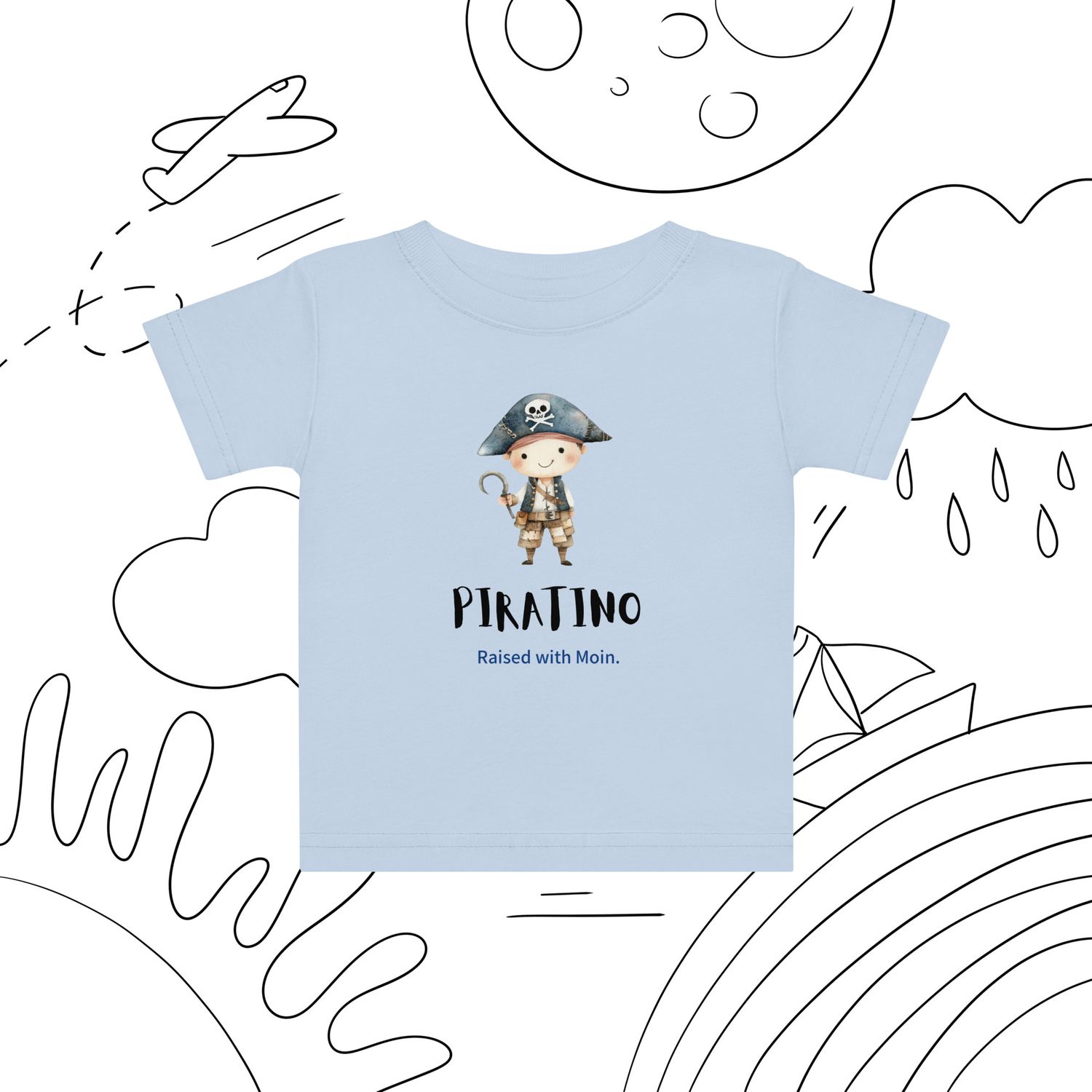 Piratino - OHNE ORT (Baby-Jersey-T-Shirt) Piratino - OHNE ORT (Baby-Jersey-T-Shirt)