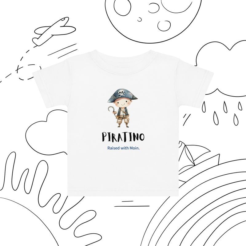 Piratino - OHNE ORT (Baby-Jersey-T-Shirt)