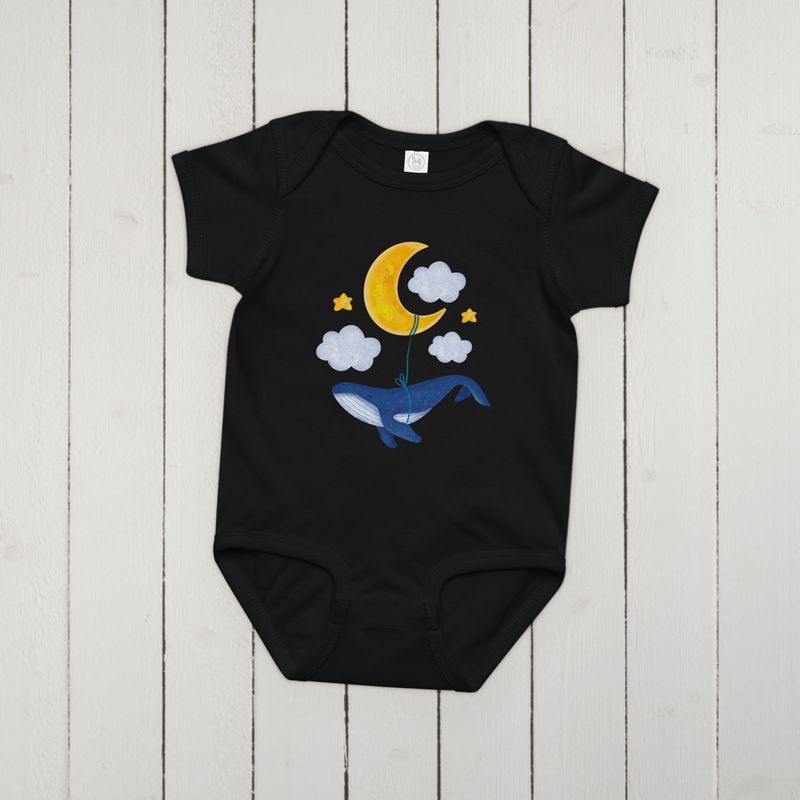Sleeping Whale (Baby-Jersey-Body)