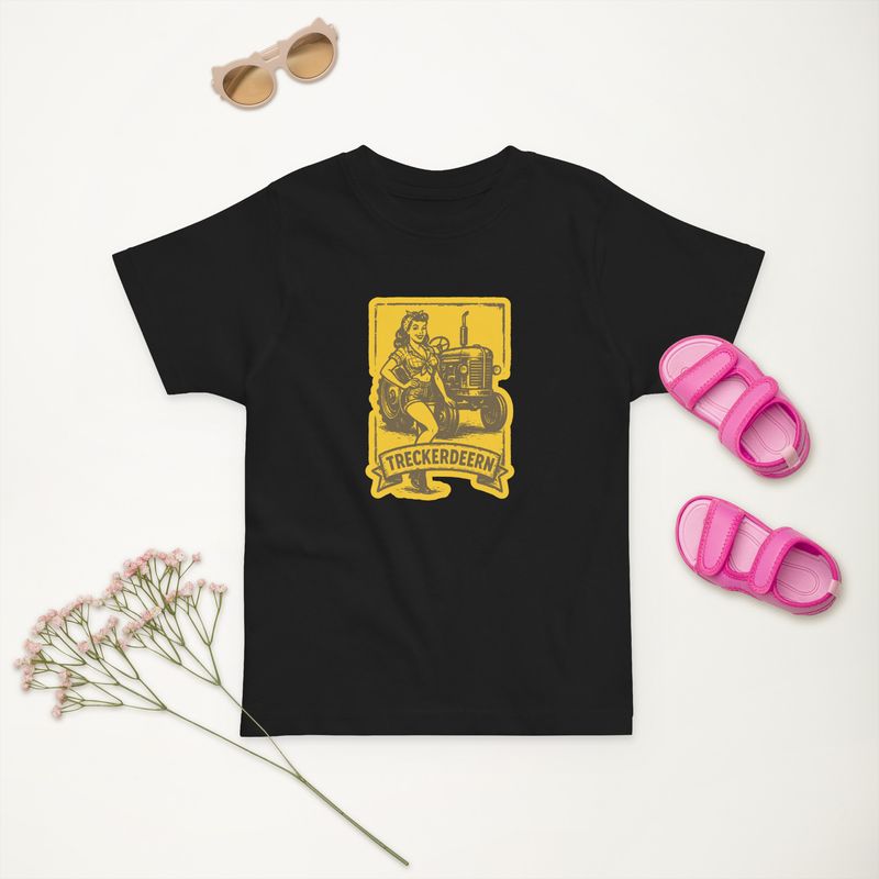 Treckerdeern (Jersey-T-Shirt für Kleinkinder) Treckerdeern (Jersey-T-Shirt für Kleinkinder)